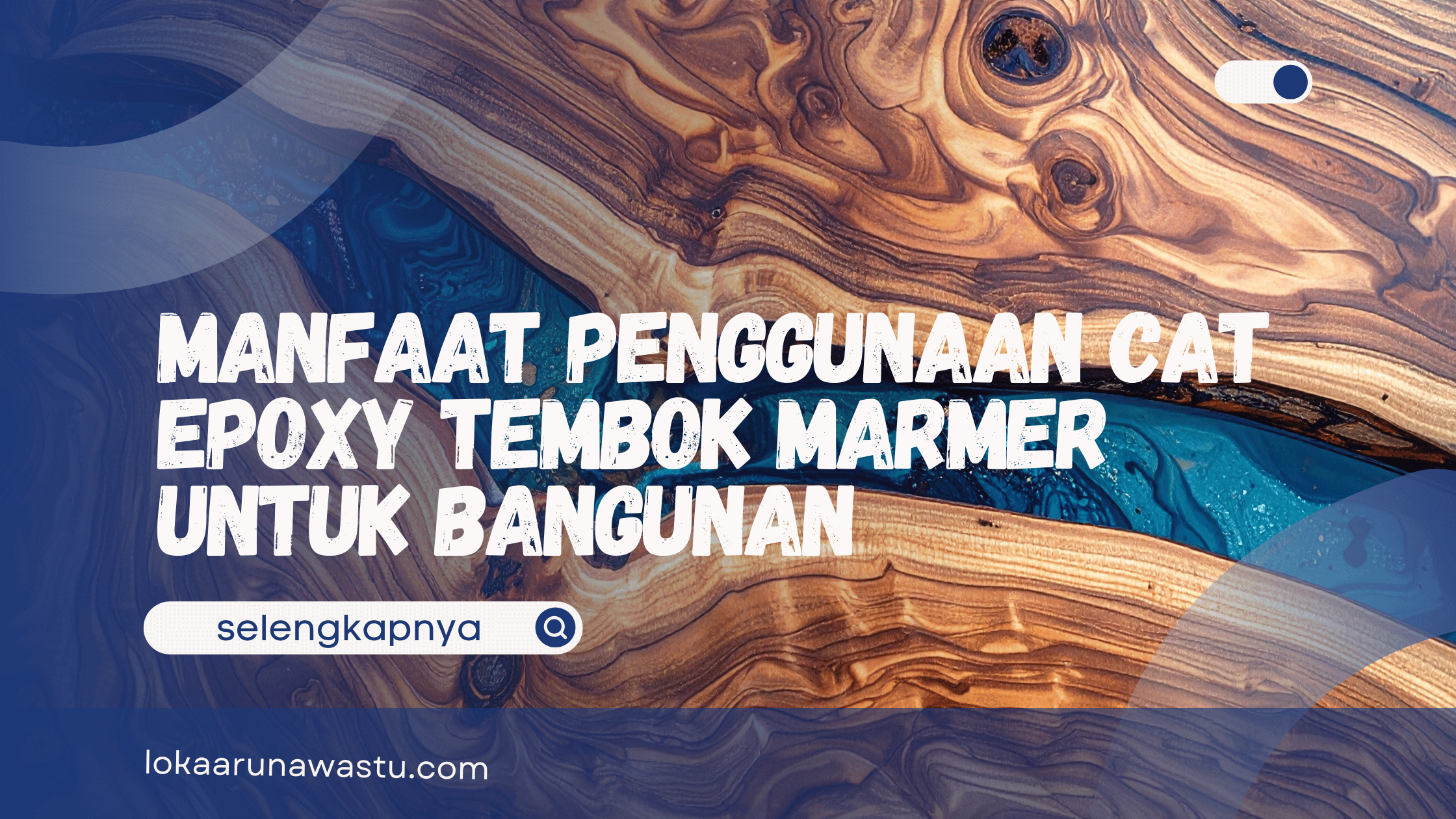 Cat epoxy Tembok Marmer