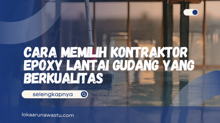 Kontraktor Epoxy Lantai Gudang