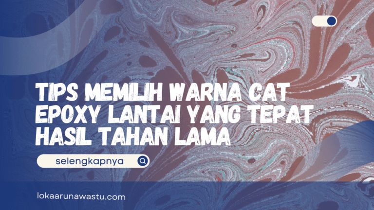 Warna Cat Epoxy Lantai