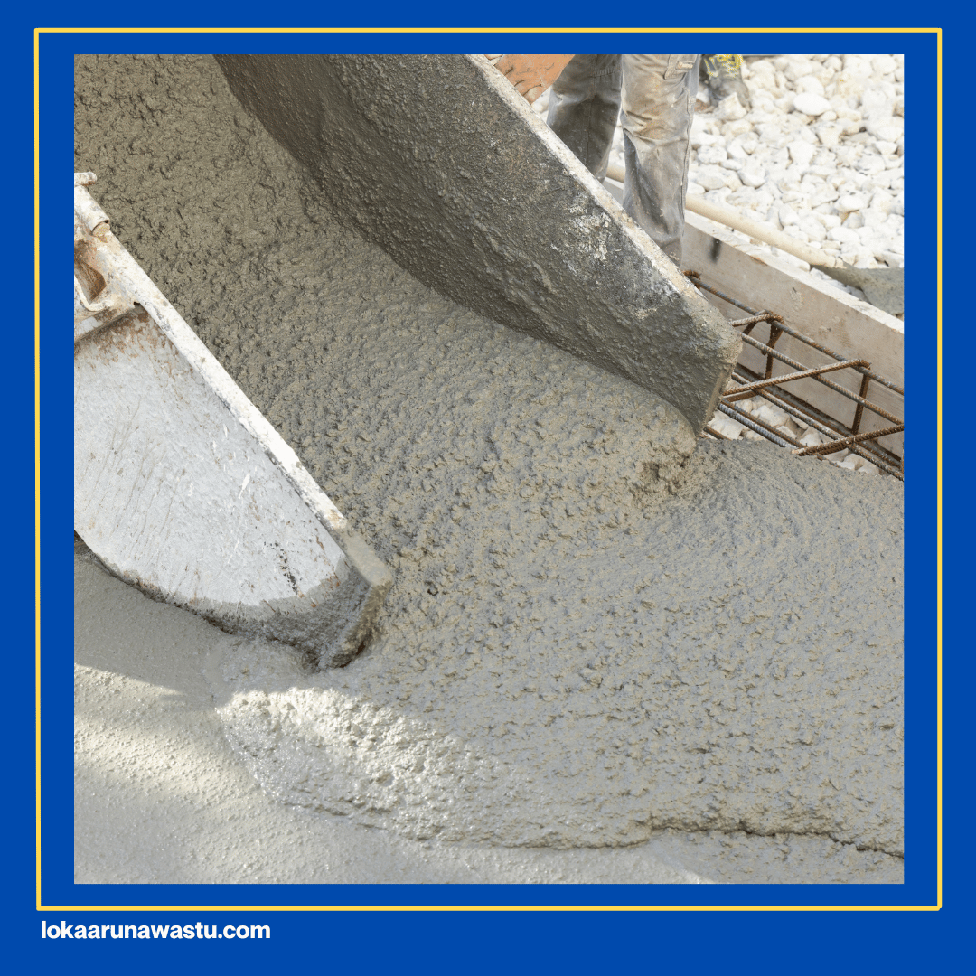 Kelebihan Air Campuran Beton