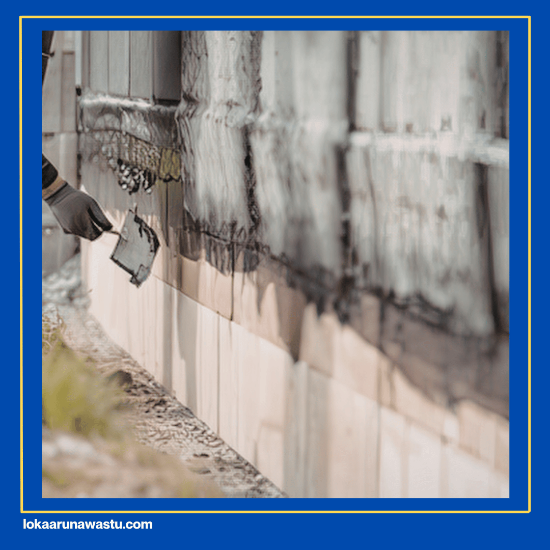 Pemasangan Lapisan Waterproofing