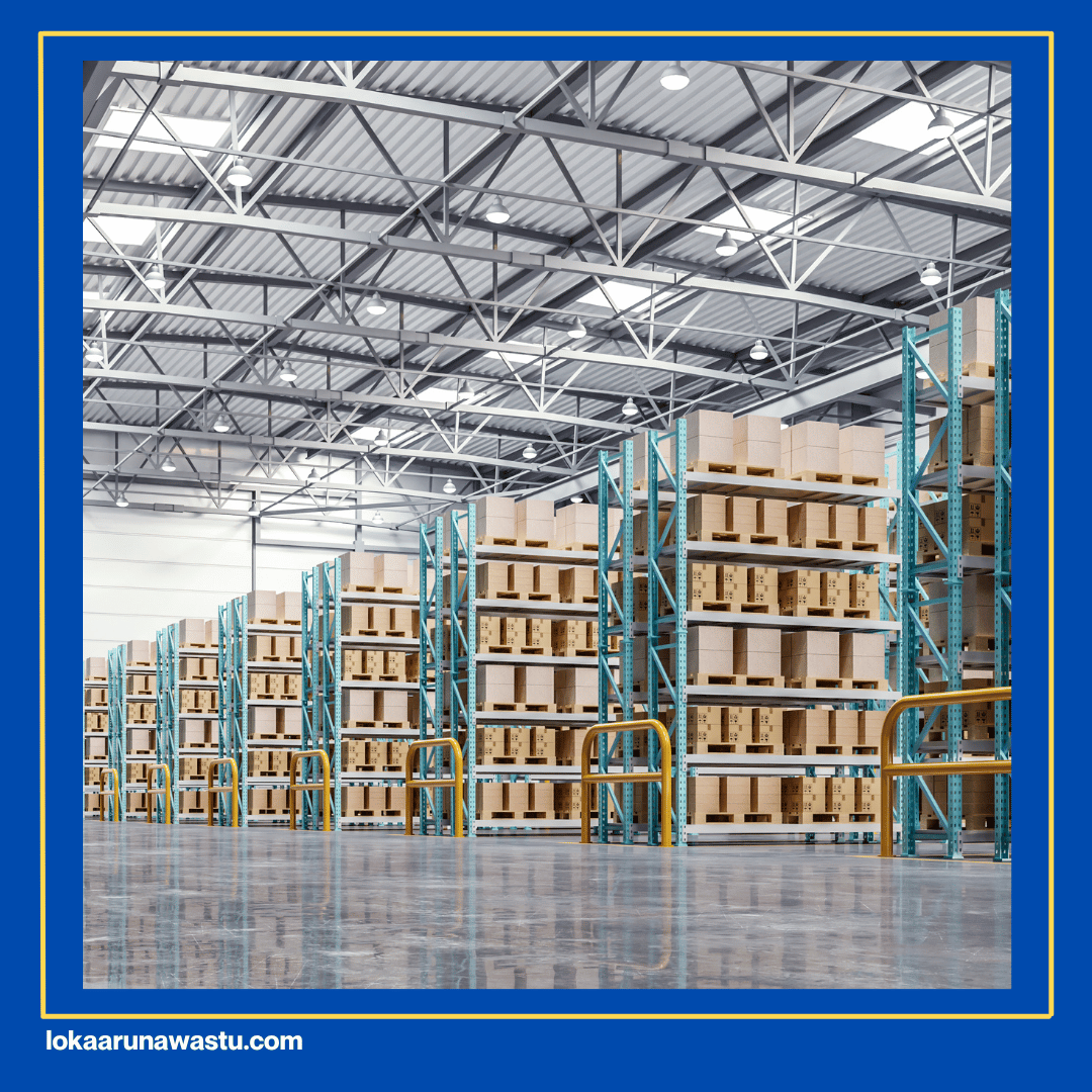 Gudang Logistik dan Area Penyimpanan