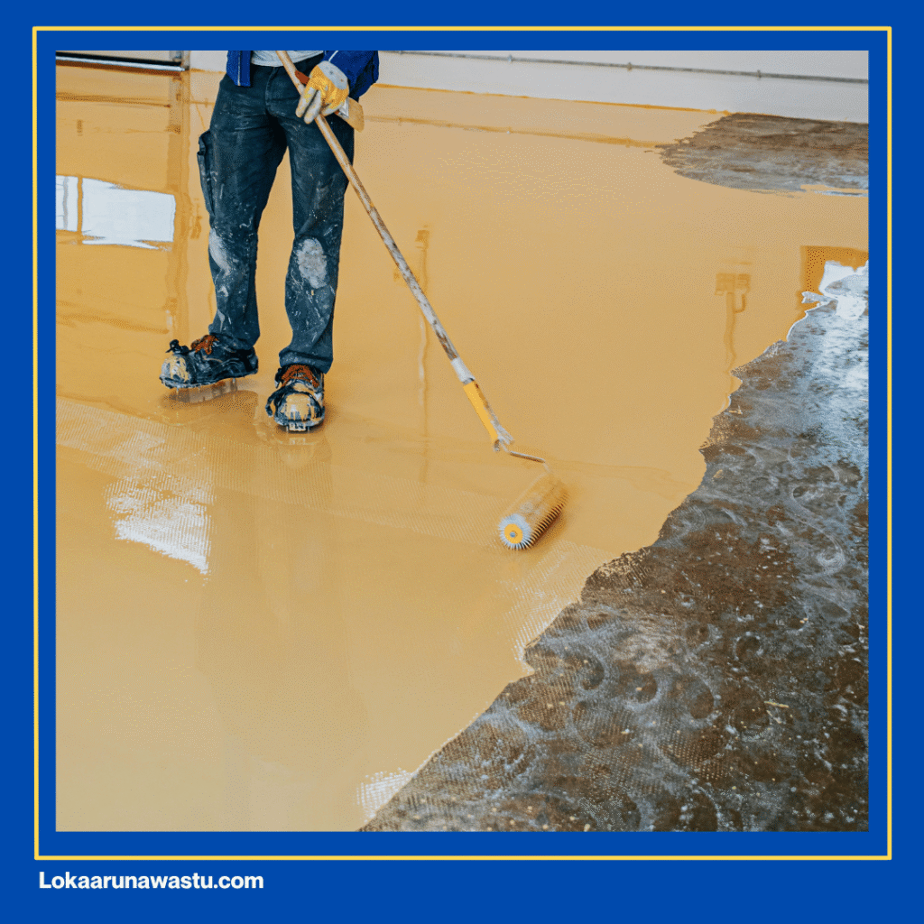 Metallic Epoxy Flooring - Ketahanan, Perawatan dan Masa Pakai